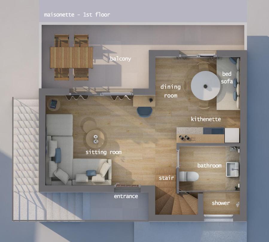 Apartament Stavento Diakopto Zewnętrze zdjęcie
